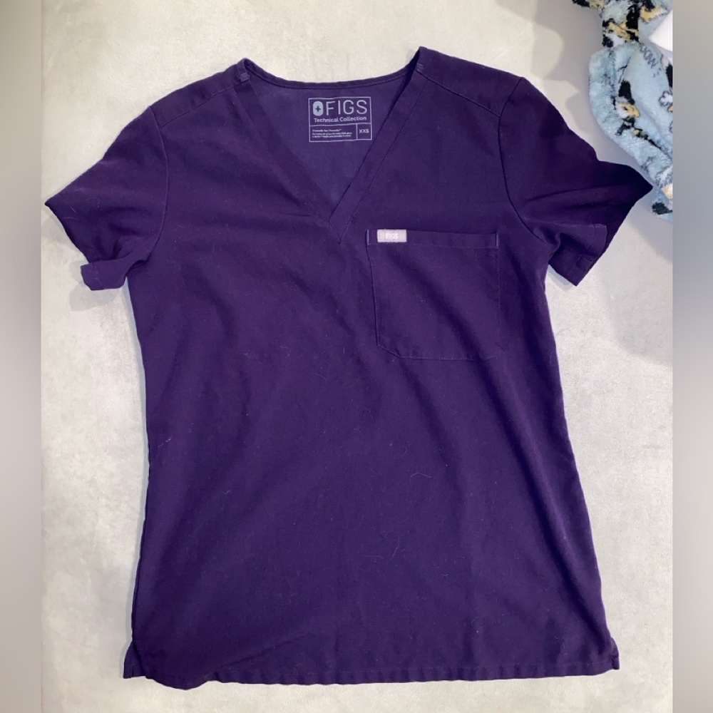 Figs XXS regular original purple Catarina and Yola scrub set